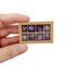 Miniature Purple Ornaments with Box, Dollhouse Christmas Baubles, Adorabilities